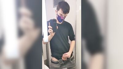 Twink Public Masturbation: The Next Level!
