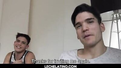 Gay Teen Threesome: Daddy, Son and Boyfriend Porn