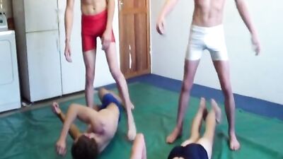 Gay Muscle Wrestle 2021 - Fighting Hunky Boys!