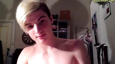 Handsome teen jerks off boys - Gay Porn Video!