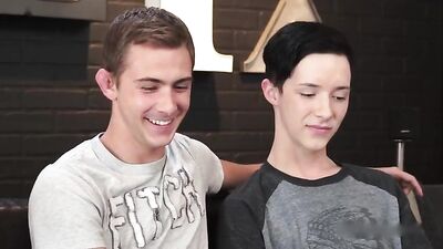 Cum-packed twink boys take dildos up their asses in hot gay action!