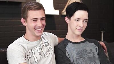 Cum-packed twink boys take dildos up their asses in hot gay action!