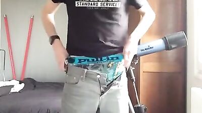 Boys Porn Goes Wild with Telescope between Legs!