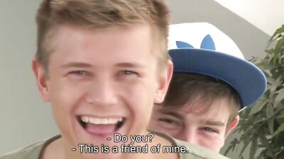 Gay Porn - Twink Rubbing Cocks and Jerking!