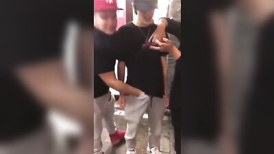 Jerking Off in Public - Cute Chinese Boys Gay Porn Adventure!