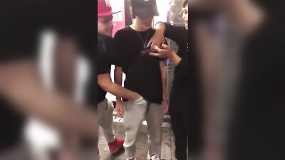 Jerking Off in Public - Cute Chinese Boys Gay Porn Adventure!