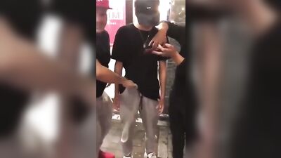 Jerking Off in Public - Cute Chinese Boys Gay Porn Adventure!