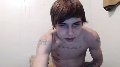 Gay College Tattoo Boy Webcam: Exploring Raw Sexuality!