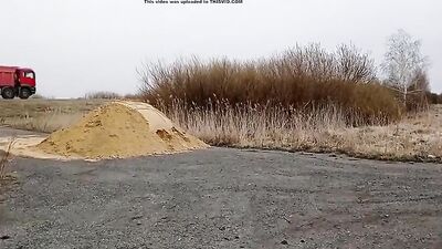 Russian Amateur Twink Risky Outdoor Jerk Off - Exhibitionist in the Country Boys Porn