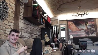 Young Twinks from France and UK - Uncut Gay Porn Excitement!