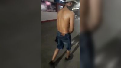 Exhibitionist Twink Risking It All in Public!