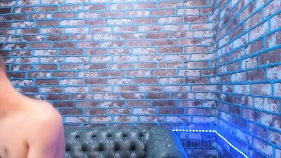 Gay Porn Twink Gets Oiled Up and Plays with His Wang