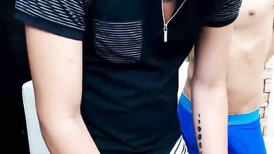 Hot Cute Couple Boys Gay Porn Webcam: Action Amature Ass Play!