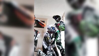 Fucking in Motocross Gear: Gay Amateur Fetish Short Film