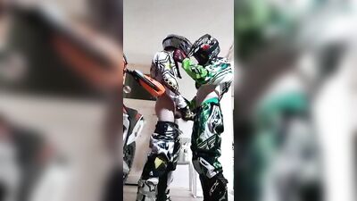 Fucking in Motocross Gear: Gay Amateur Fetish Short Film