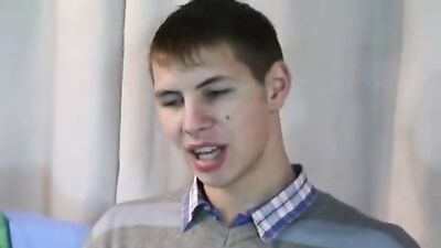 Young Lekra Poses & Cums in Gay Teen Porn!