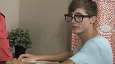 Bareback Cum Shots Twinks Study Buddies - Raw Fuck!