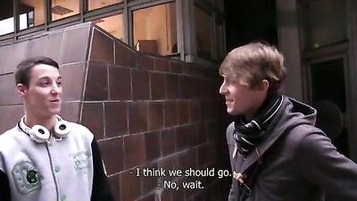 Czech Threesome Twinks: Hot Gay Pick-up Porn on the Streets!