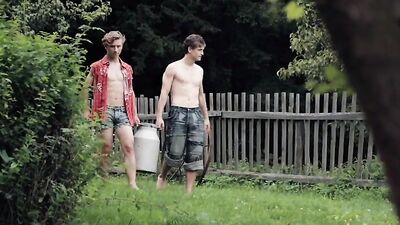 Garden Fresh Milk Crew - Bareback Double Cumming Hung Boys Porn!