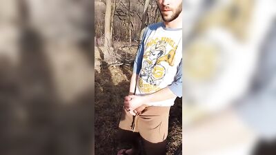 Straight Married Amateur Jacks Off in Public!