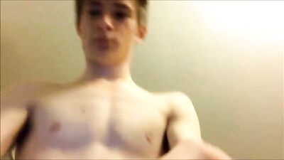 Young Cum Hunters - Thick Dick Teen Wanks and Cums on the Shower Glass Boys Porn!