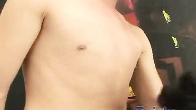 Sweet Latino Threesome: Lovers Bare Gay Porn Boys Sex