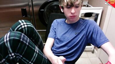 Young Solo Jock Jerks Off on Cam: Evans Gay Porn Debut