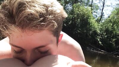 Gay River Fetish Eating Ass - Down by the river boys porn