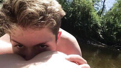 Gay River Fetish Eating Ass - Down by the river boys porn