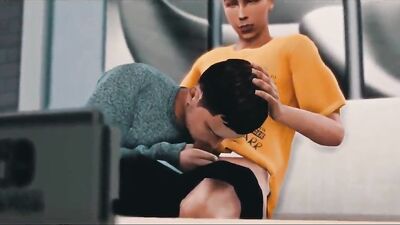 Gay Porn - XXX Animation: Dad Seduces Stepsons