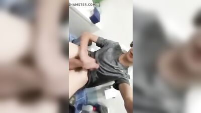 Gay Porn Video: Naughty Cuties Toilet Masturbation Adventures!