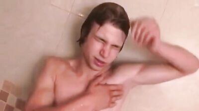 Young and Handsome - A Fit Boys Solo Shower and Bed Gay Porn Journey