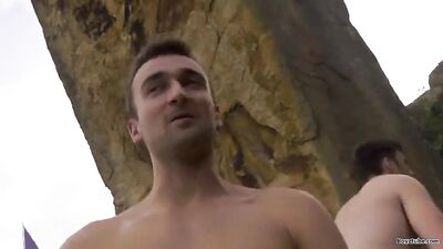 Naked Warwick Rowers Part 2: Fun in the Public Outdoors!