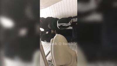 Meet the Black Toilet Boys - An Amateur Handjob Porn!