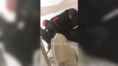 Meet the Black Toilet Boys - An Amateur Handjob Porn!