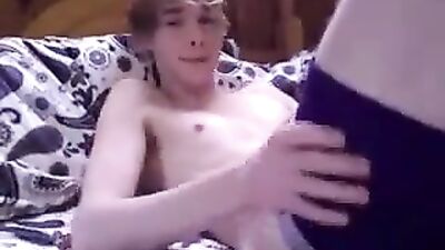 Blond Pulls Down Shorts: Gay Jacking Off Adventure!