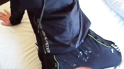 Cumming all over my brother again - Little Brother Cumshots