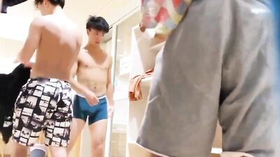 Gay Porn Locker Room: Boys from China Sink their Teeth into Sinful Pleasures!