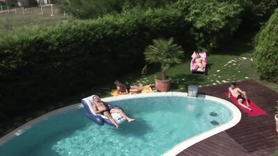 Gang Bang at the Pool - Twinks in Gay Porn Tube