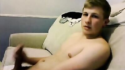 Cumming in His White Cocks Boys Porn - Solo Masturbation