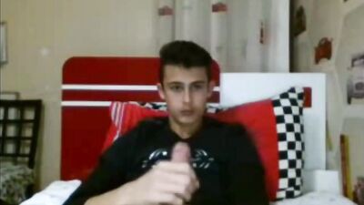 Teen Boys Porn Big Cock with a Nice Long Penis Wanks - Solo