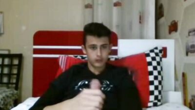 Teen Boys Porn Big Cock with a Nice Long Penis Wanks - Solo