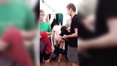 Locker Room Voyeur - A Gay Porn Video with Big Cocks and Straight Boys!