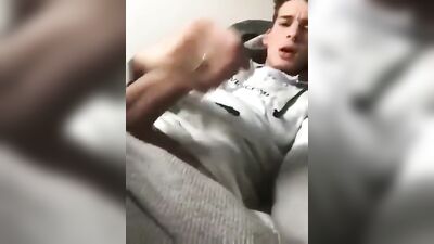 College Men Porn: Dorm Room JO Session Gets Caught on Camera!