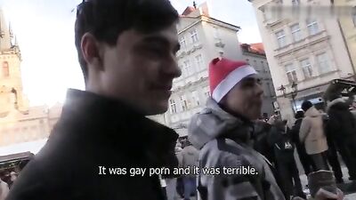 Christmas Czech Bareback Threesome Twink Videos: Bros First!