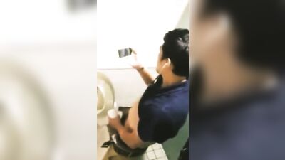 Asian Thickness: Caught Public Bathroom Blowjobs!