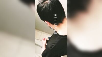 Asian Thickness: Caught Public Bathroom Blowjobs!