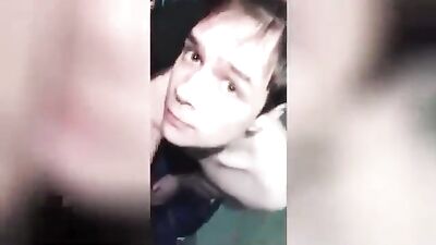 Russian Sensation: Cum-Loving Slutty Boy Licks and Sucks Dicks!