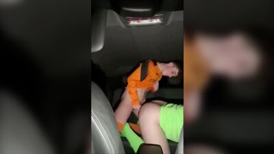 Gay Soccer Boys Bareback in Car Fetish Video