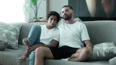 Bearded Bareback Lovers: Hot Muscle Boys Cum Shots Oral Sucking Licking Fucking Cocks